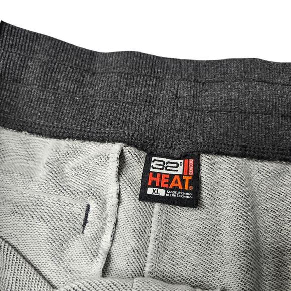 32 Heat Men's Gray Jogger Sweat Pants Size: XL - Picture 3 of 5
